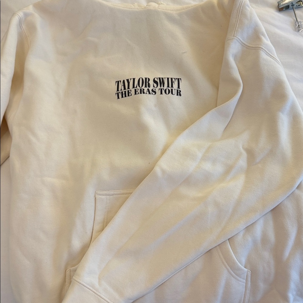 Taylor Swift Cream The Eras Tour Pullover Sweatshirt